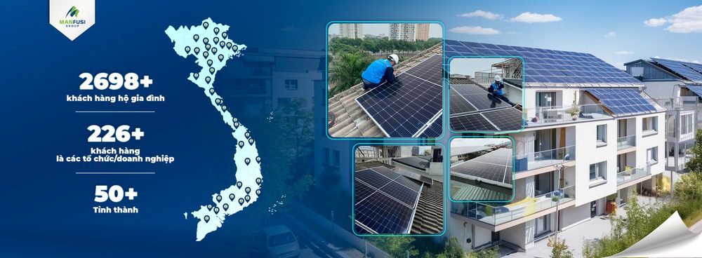 Manfusi lắp đặt điện mặt trời toàn quốc
